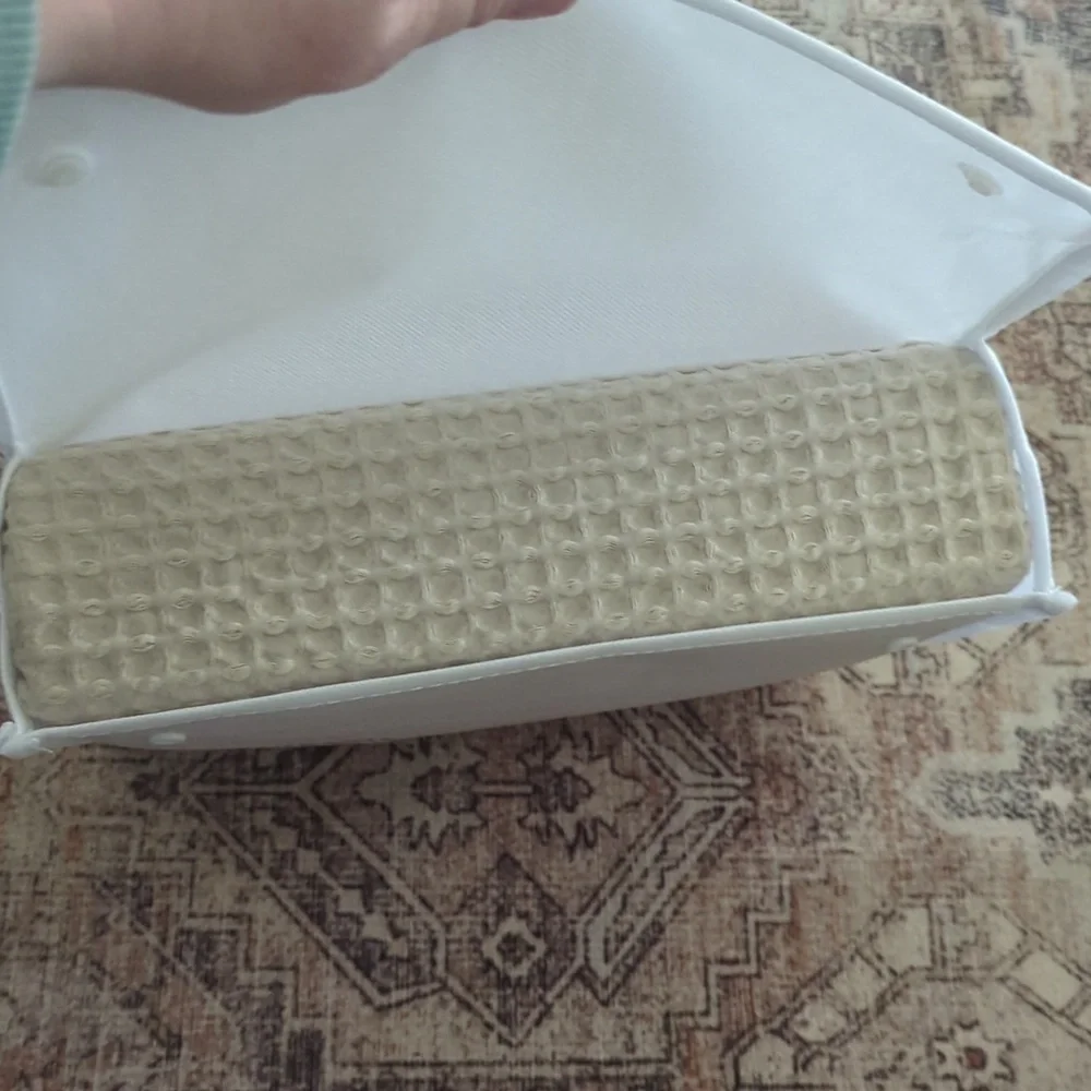 YnM Cotton Waffle Weave Duvet Cover for Weighted Blankets with 16 String Oatmeal